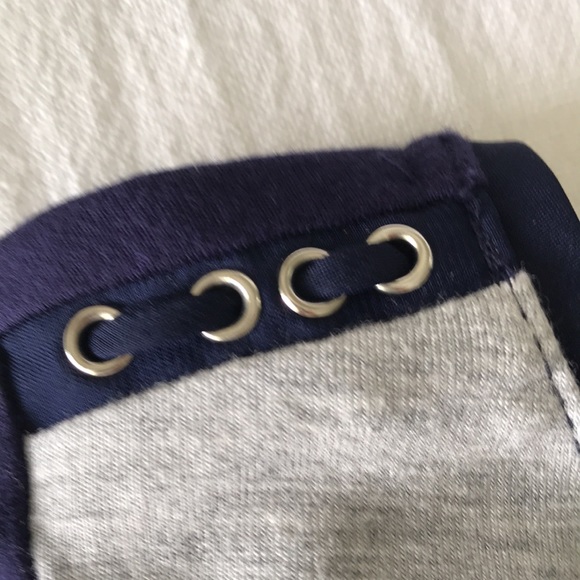 WHBM Nautical Boatneck 3/4 Sleeve Striped Top XS - Picture 13 of 14